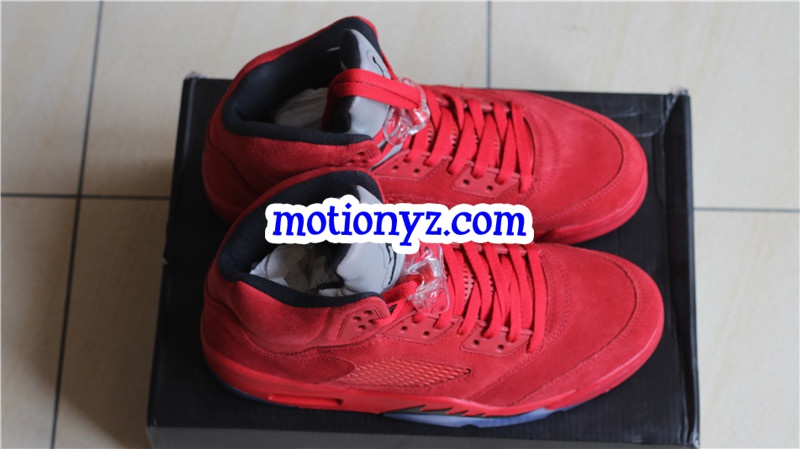 Air Jordan 5 Retro Red Suede